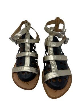 Born Metallic Gold Multi-Strap Gladiator Sandals